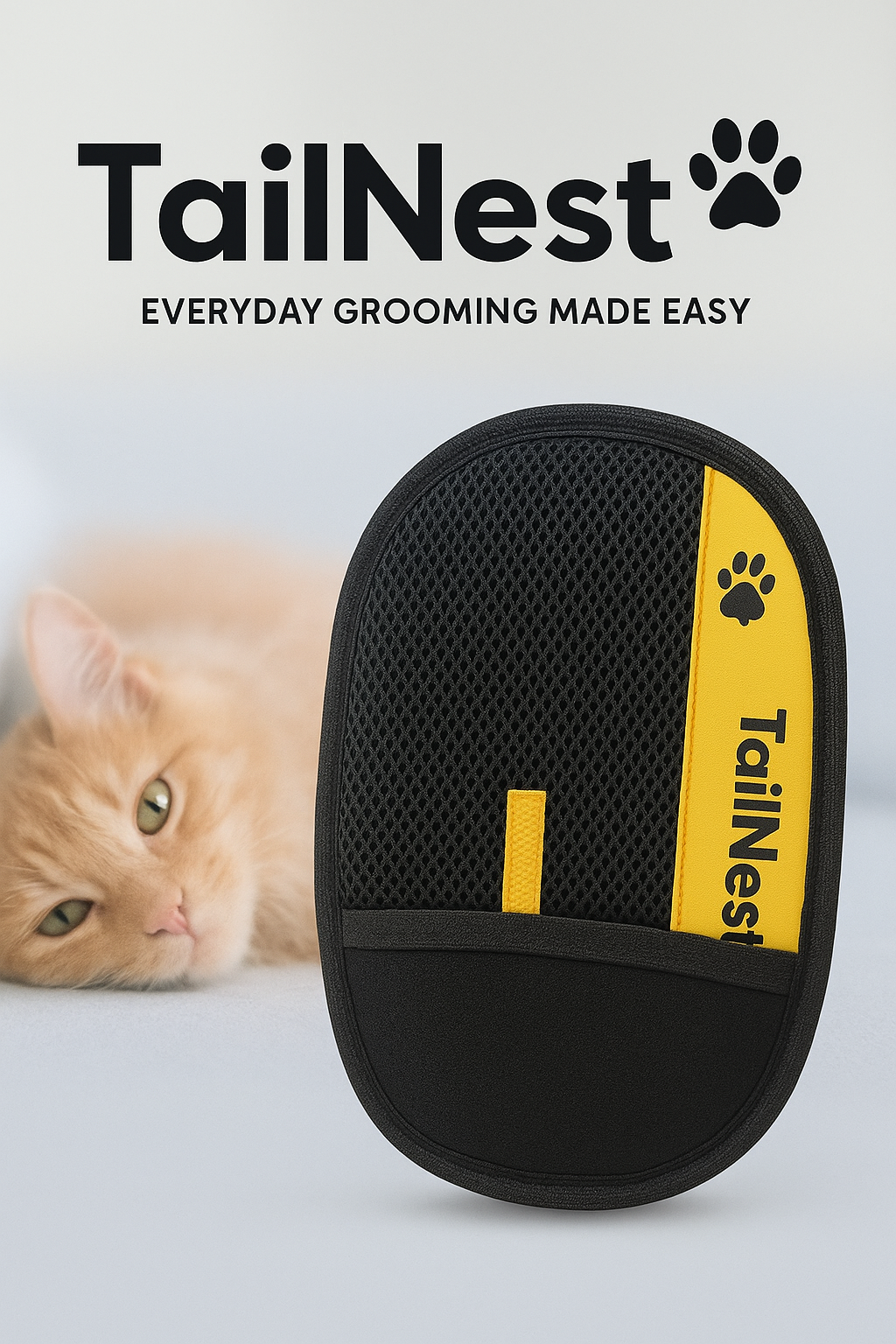 TailNest Magic Grooming Gloves ( BIG SIZE )