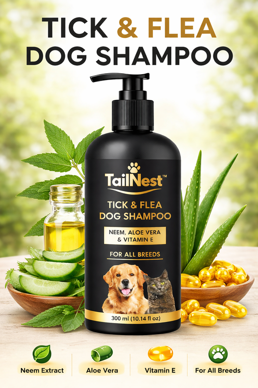 TailNest Herbal Neem & Aloe Pet Shampoo