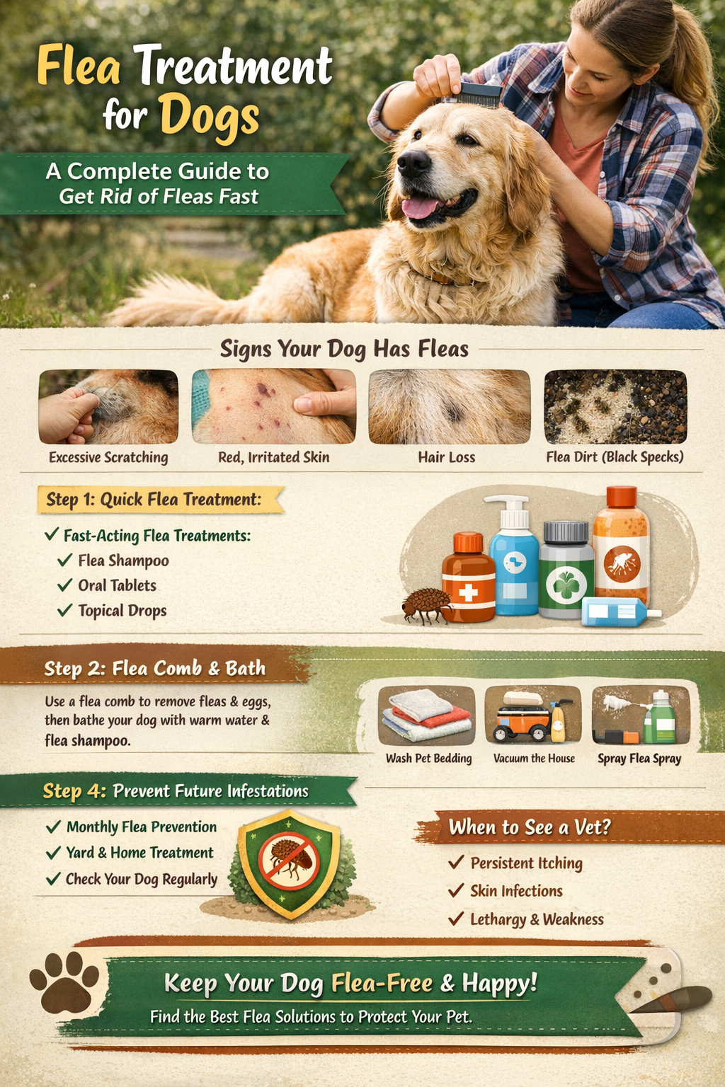 Flea Treatment for Dogs – Remove Fleas Fast & Prevent Infestation