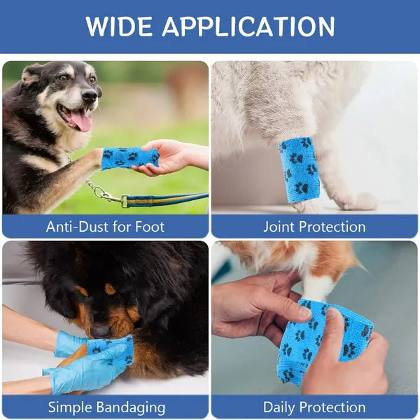 Tailnest™ PawShield Wrap – Soft Joint Care & Dirt Protection (Pack of 2)