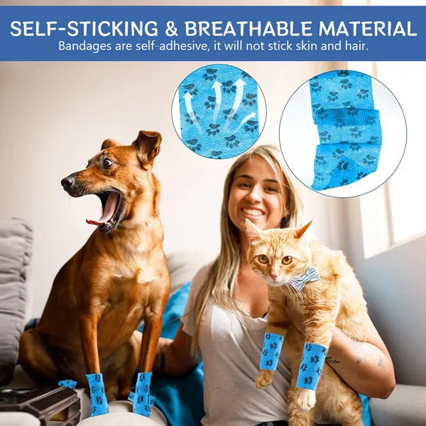 Tailnest™ PawShield Wrap – Soft Joint Care & Dirt Protection (Pack of 2)