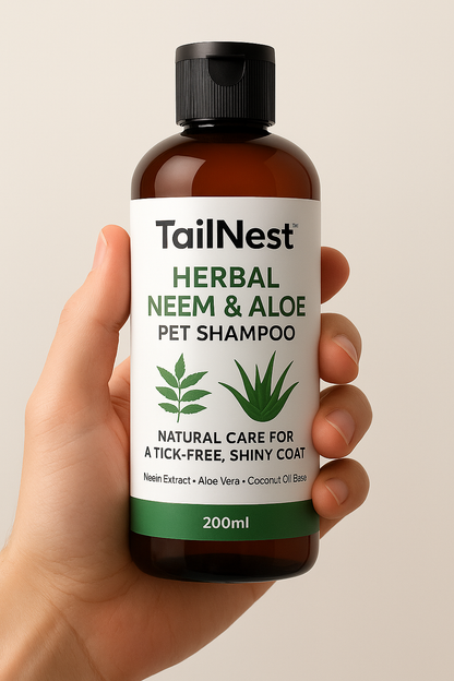 TailNest Herbal Neem & Aloe Pet Shampoo