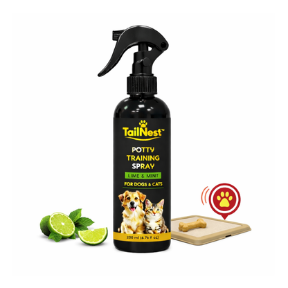 🐾 TailNest™ Potty Training Spray (Lime & Mint)