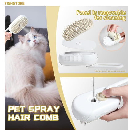 TailNest SteamCare™ Grooming Brush