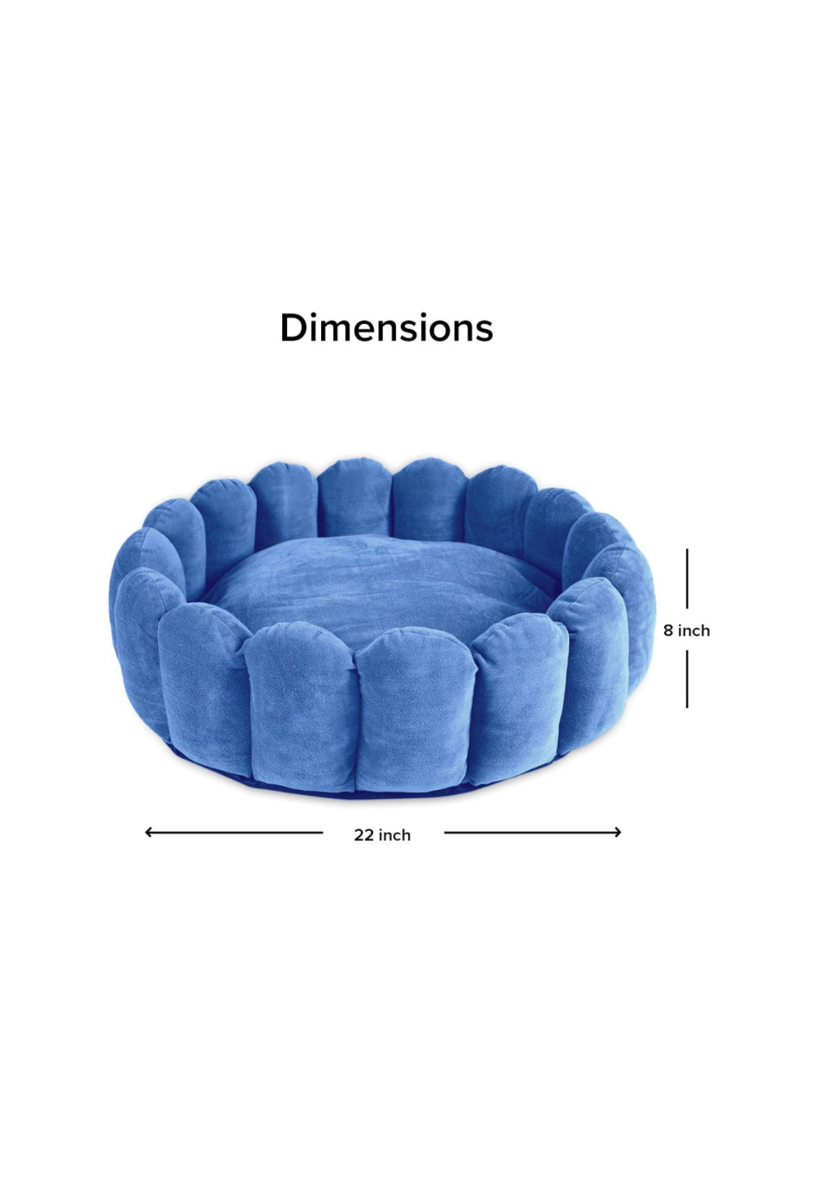 Tailnest™ Soft & Cozy Round Pet Bed – Ultimate Comfort for Your Pet