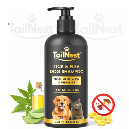 TailNest Herbal Neem & Aloe Pet Shampoo
