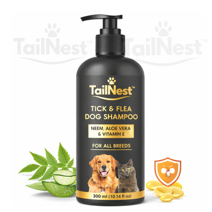 TailNest Herbal Neem & Aloe Pet Shampoo