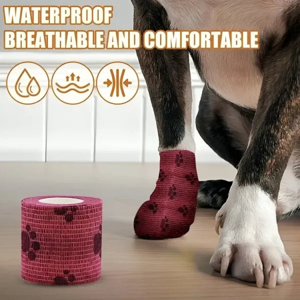 Tailnest™ PawShield Wrap – Soft Joint Care & Dirt Protection (Pack of 2)